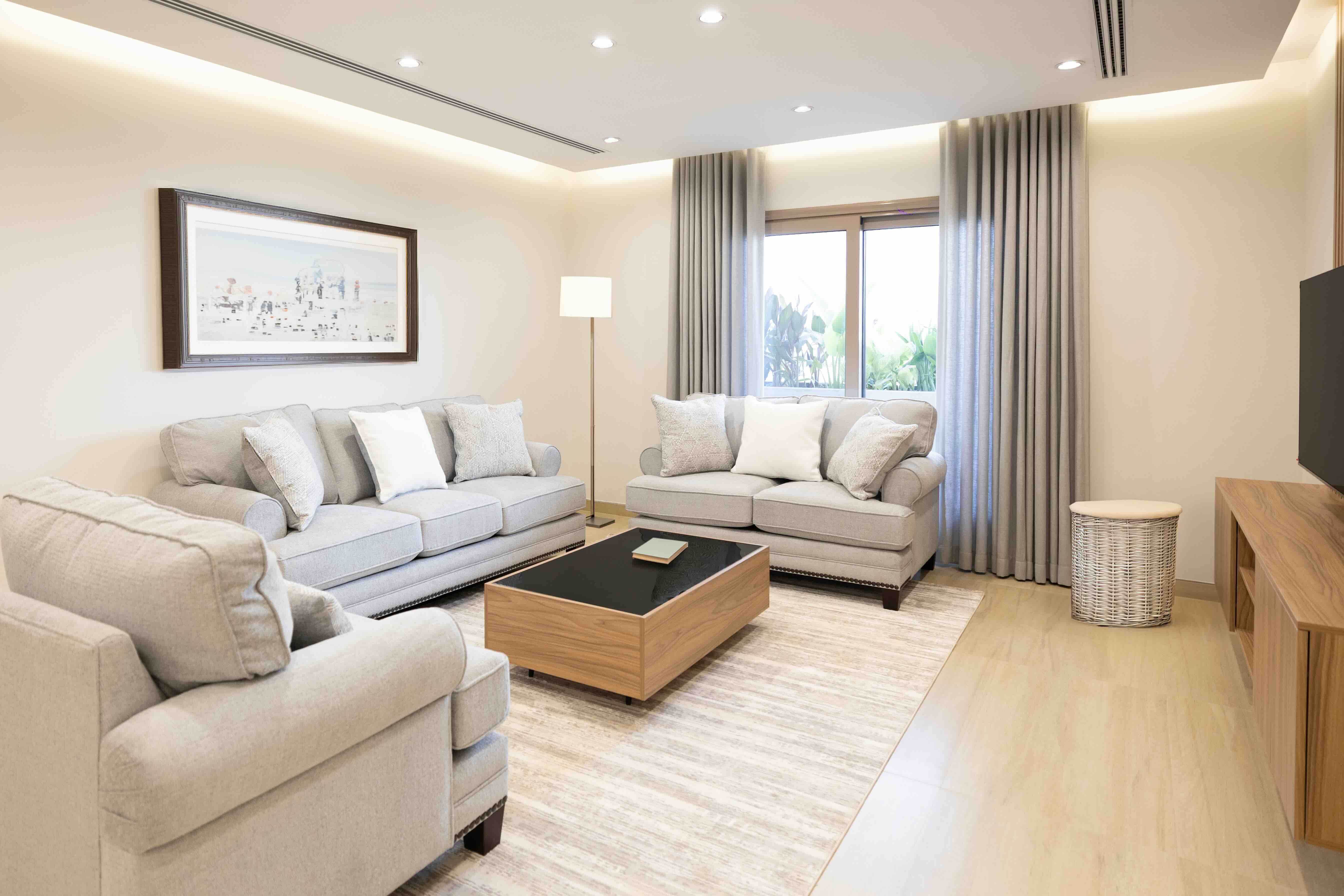 Living Room in Viola Compound Signature Home