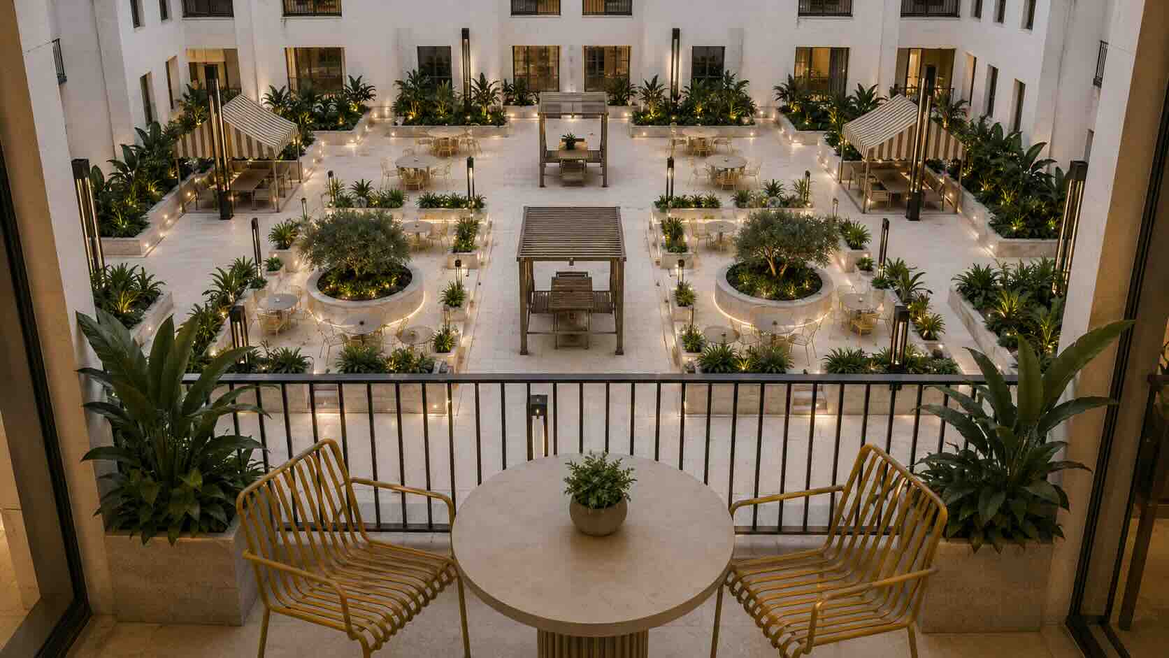 Balcony in Viola Compound Signature Home