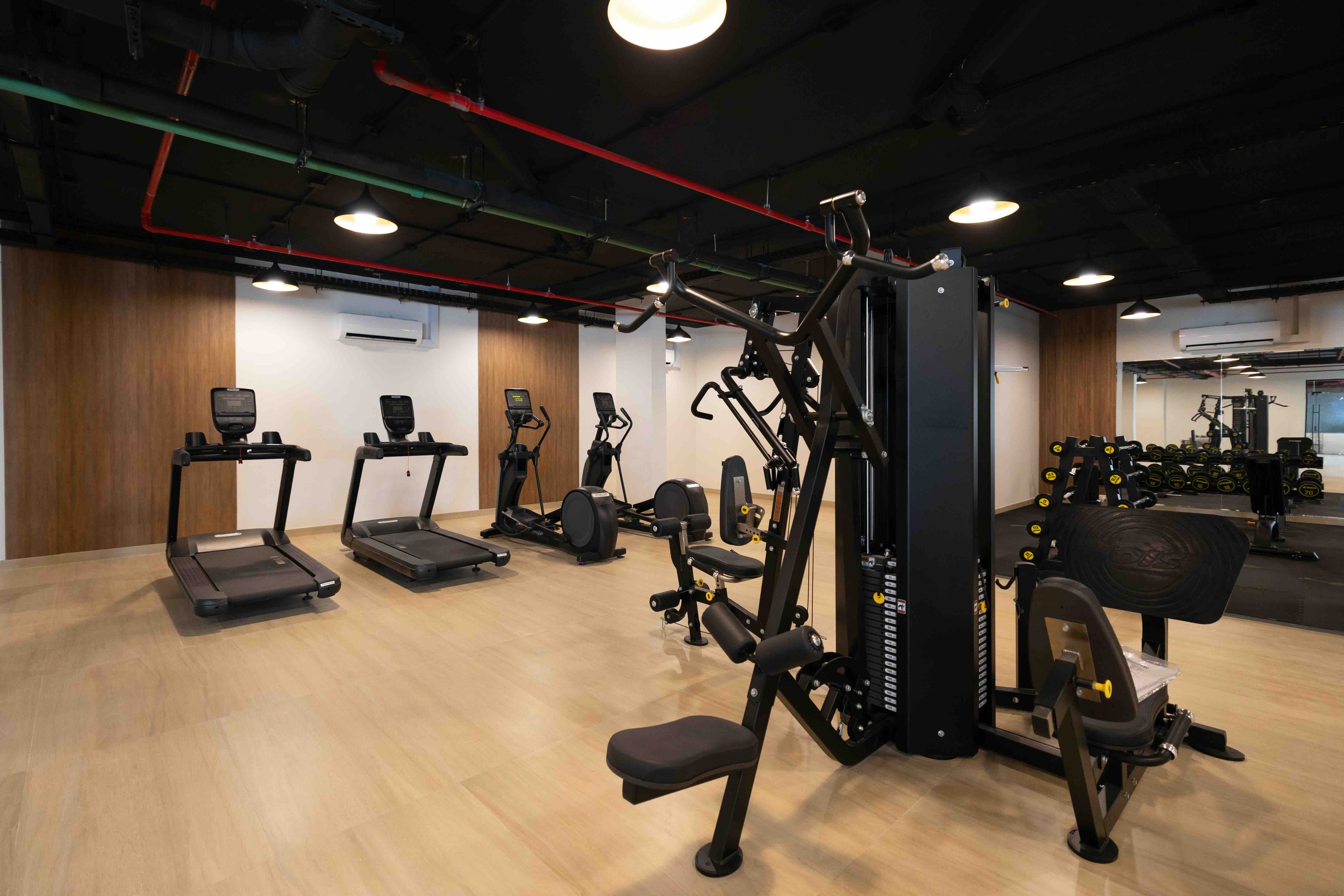 Gym in Viola Compound wellness pavilion